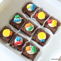 Brownies in Lego thema