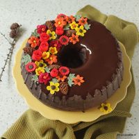 Chocolade tulband met chocolade ganache