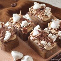 Koffie loaf cakes met koffiecreme